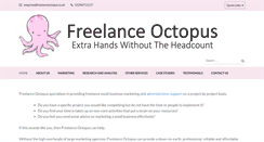 Desktop Screenshot of freelanceoctopus.co.uk